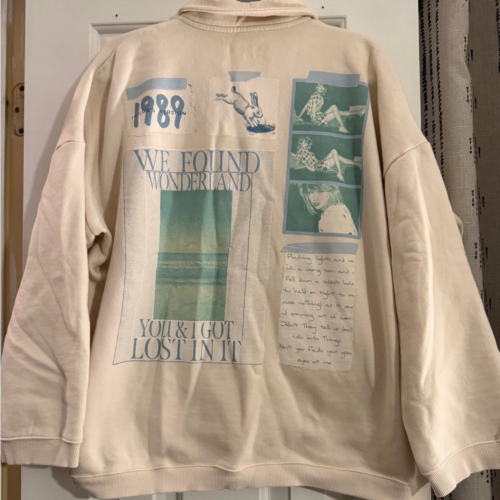 Taylor Swift 1989 Taylor’s Version Quarter Zip Sweatshirt – XL – Rare